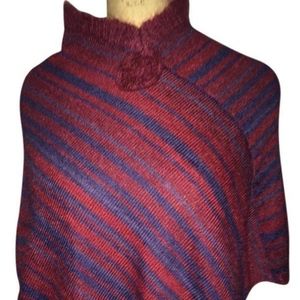 Pullover Lightweight  Poncho Cape Sweater one size